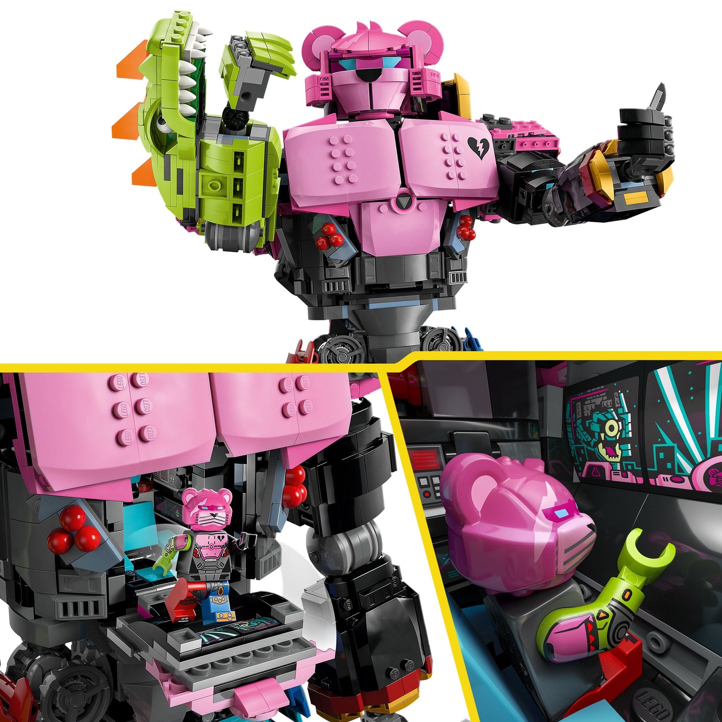 Lego Fortnite 77078 Mecha Team Leader Collectable for Adults Ages 18+