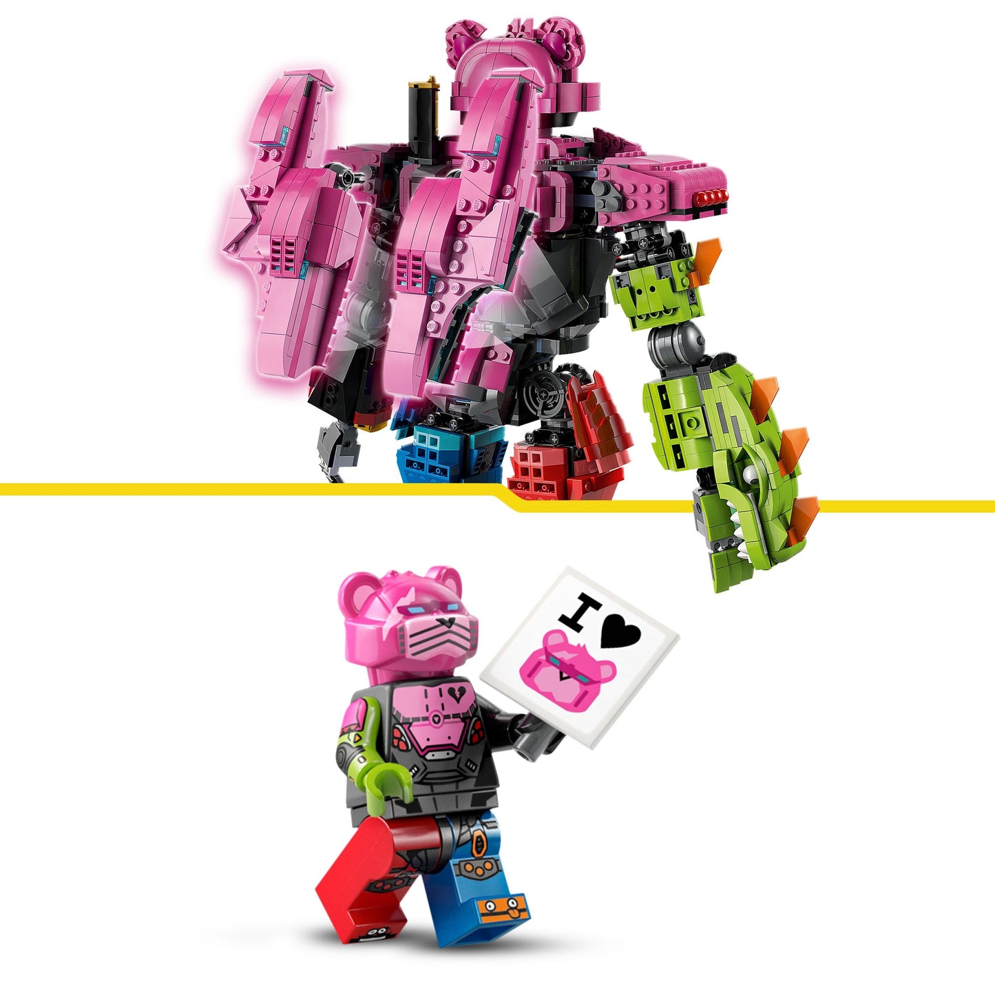 Lego Fortnite 77078 Mecha Team Leader Collectable for Adults Ages 18+