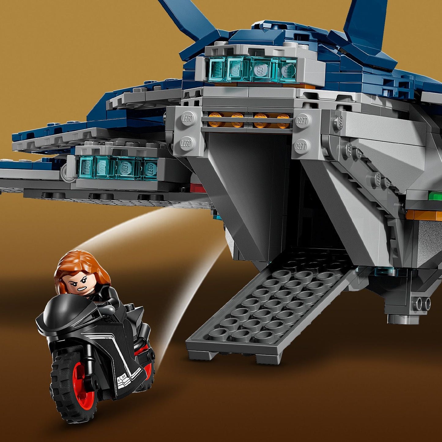 Lego Marvel 76325 Avengers: Age of Ultron Quinjet for Ages 12 and Up