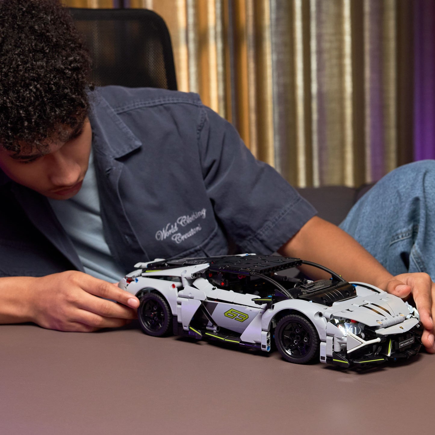 Lego Technic 42214 Lamborghini Revuelto Super Sports Car for Ages 10+