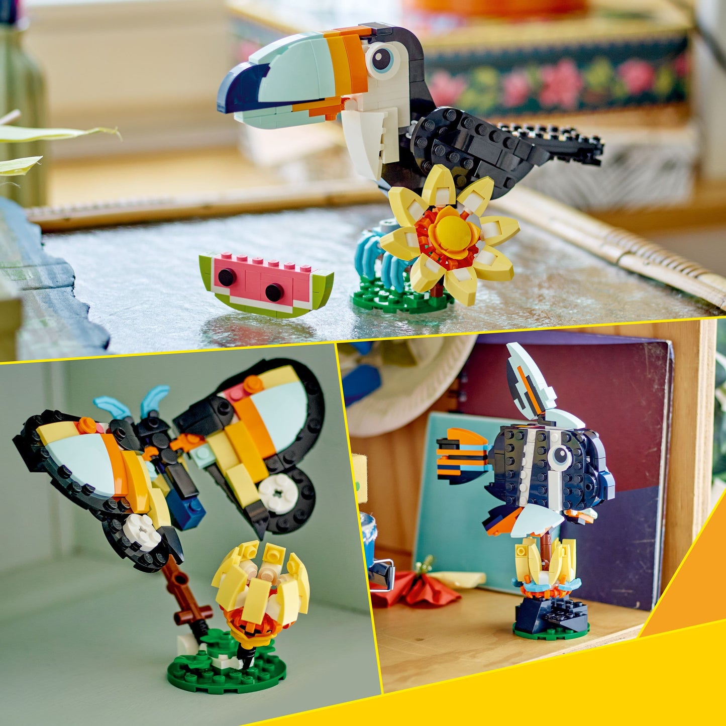 Lego Creator 3 in 1 31173 Wild Animals: Tropical Toucan for Age 7 & Up