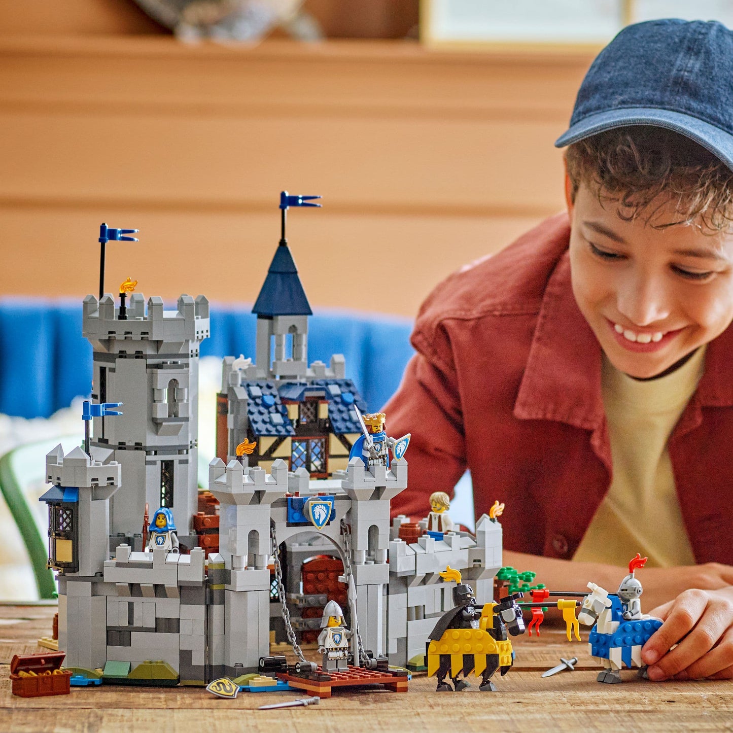 Lego Creator 3 in 1 31168 Medieval Horse Knight Castle for Ages 9 & Up