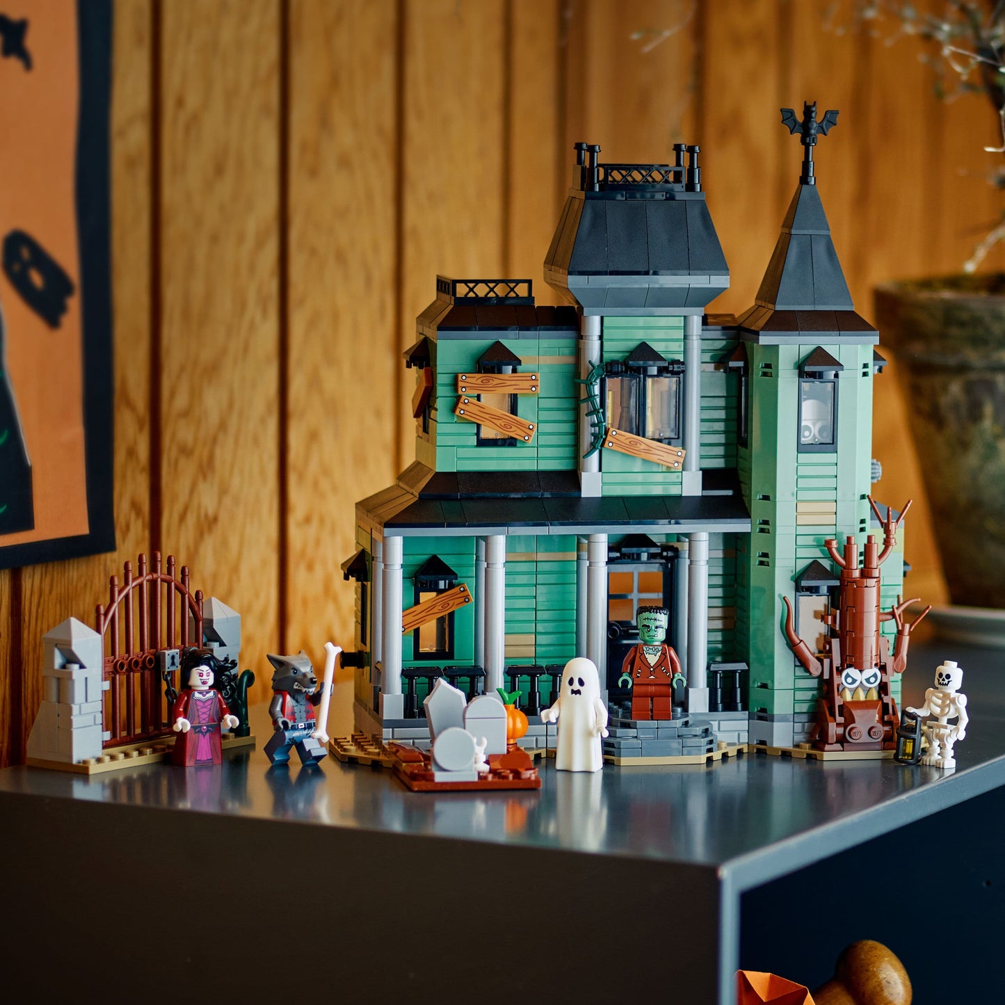 Lego Creator 3 in 1 31167 Haunted Mansion Rebuildable Set for Ages 9+