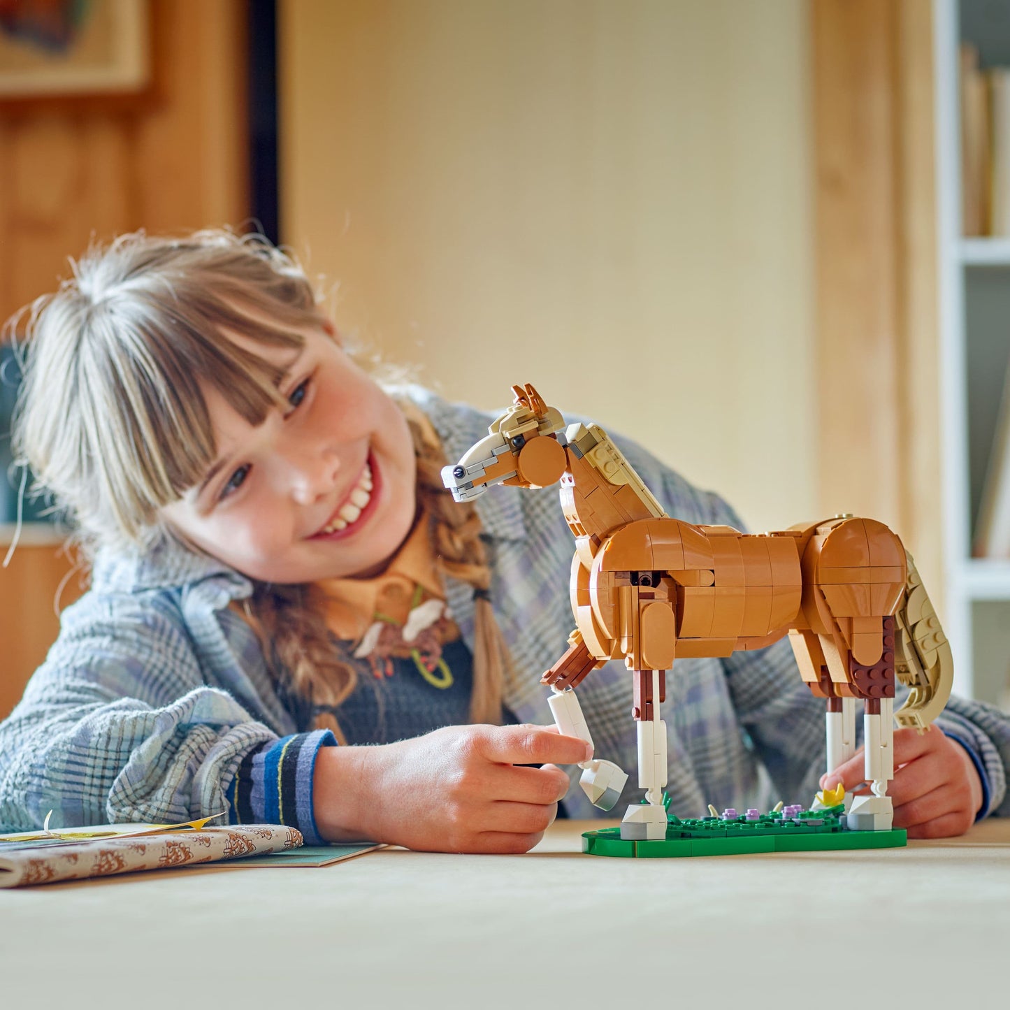 Lego Creator 3 in 1 31166 Beautiful Horse Rebuildable Set for Ages 9+