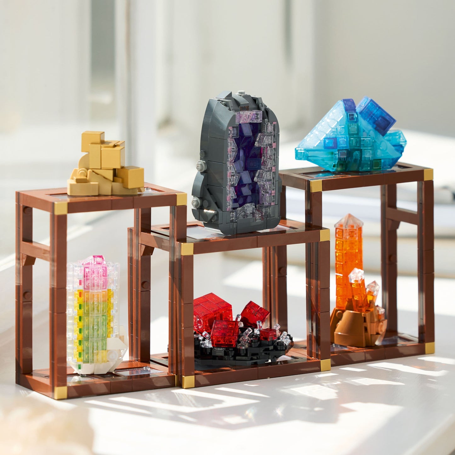 Lego Ideas 21362 Mineral Collection Set for Adults Aged 18 and Up