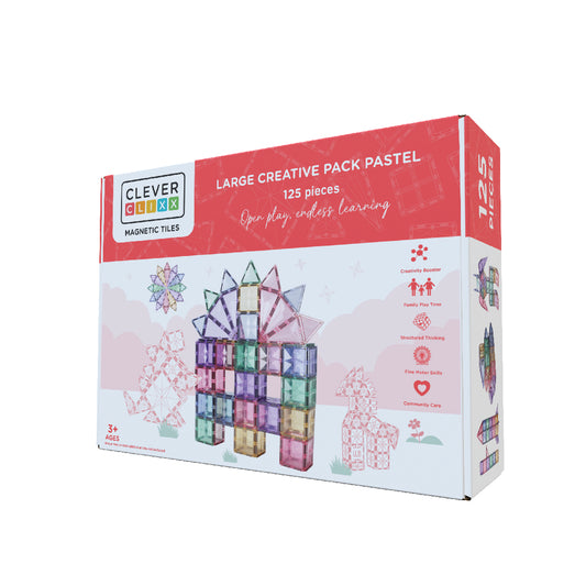 CleverClixx - Large Creative Pack Pastel 125 Pieces