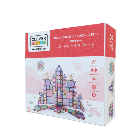 CleverClixx - Mega Creative Pack Pastel 210 Pieces