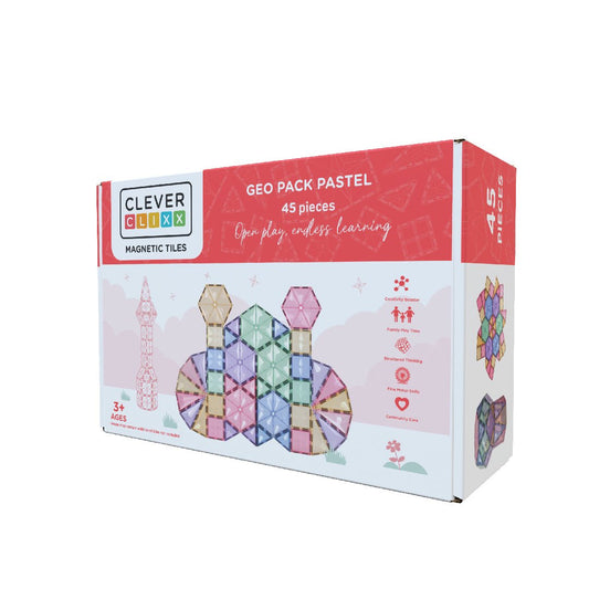 CleverClixx - Geo Pack Pastel 45 Pieces