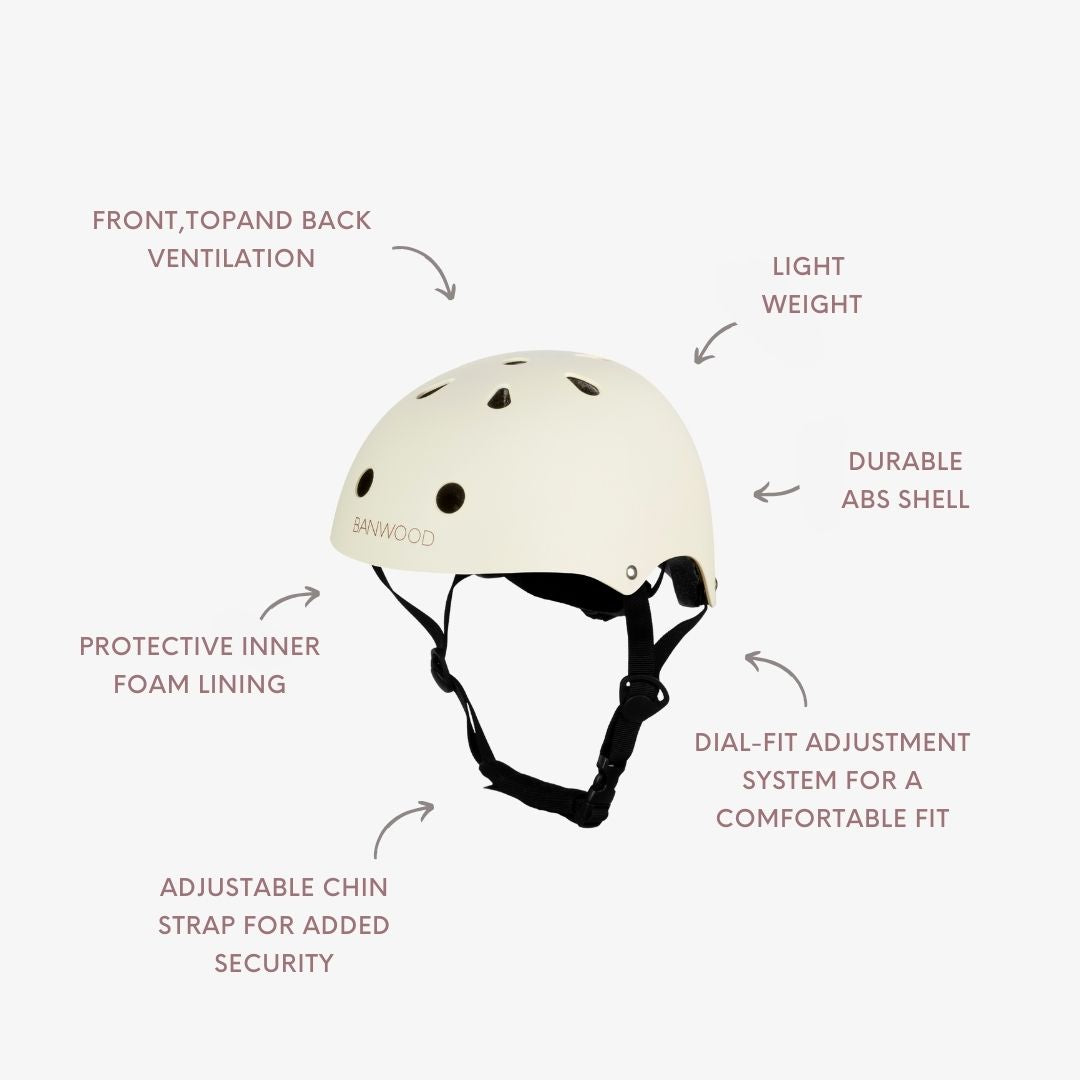 BANWOOD CLASSIC HELMET - MATTE CREAM