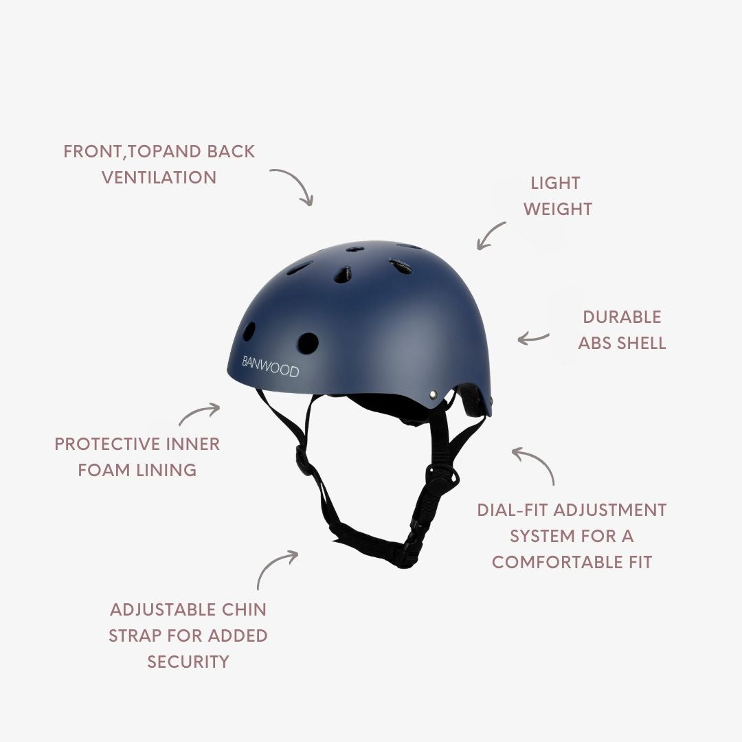BANWOOD CLASSIC HELMET - MATTE NAVY