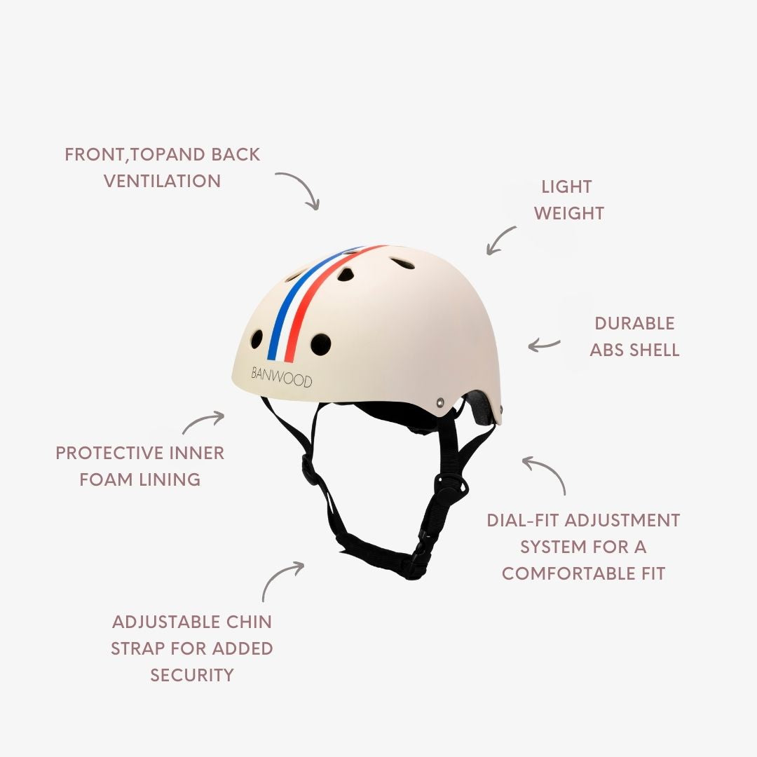 BANWOOD CLASSIC HELMET - STRIPES