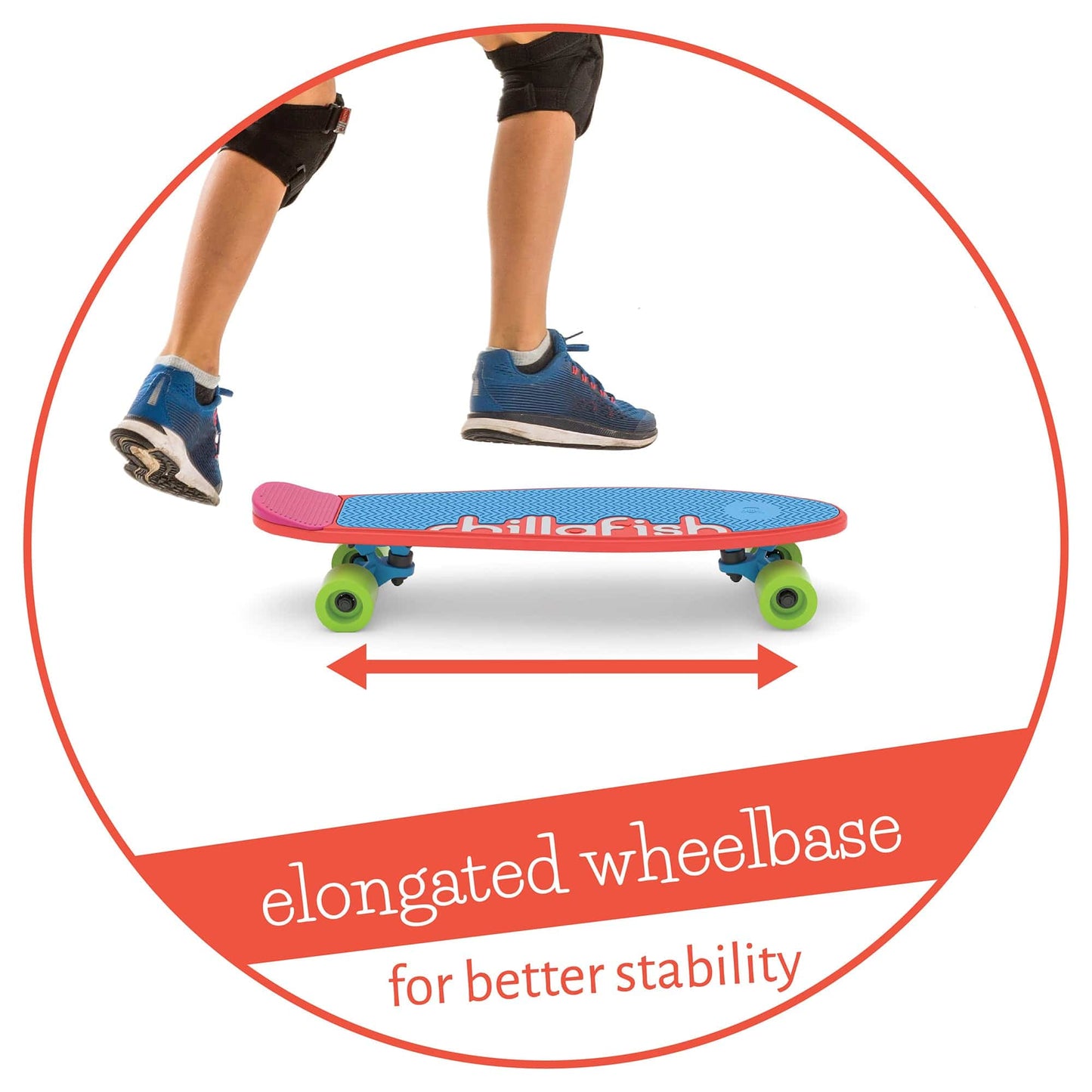 Chillafish Skatie Skateboard Red Mix Age 3+ - The Online Toy Shop10