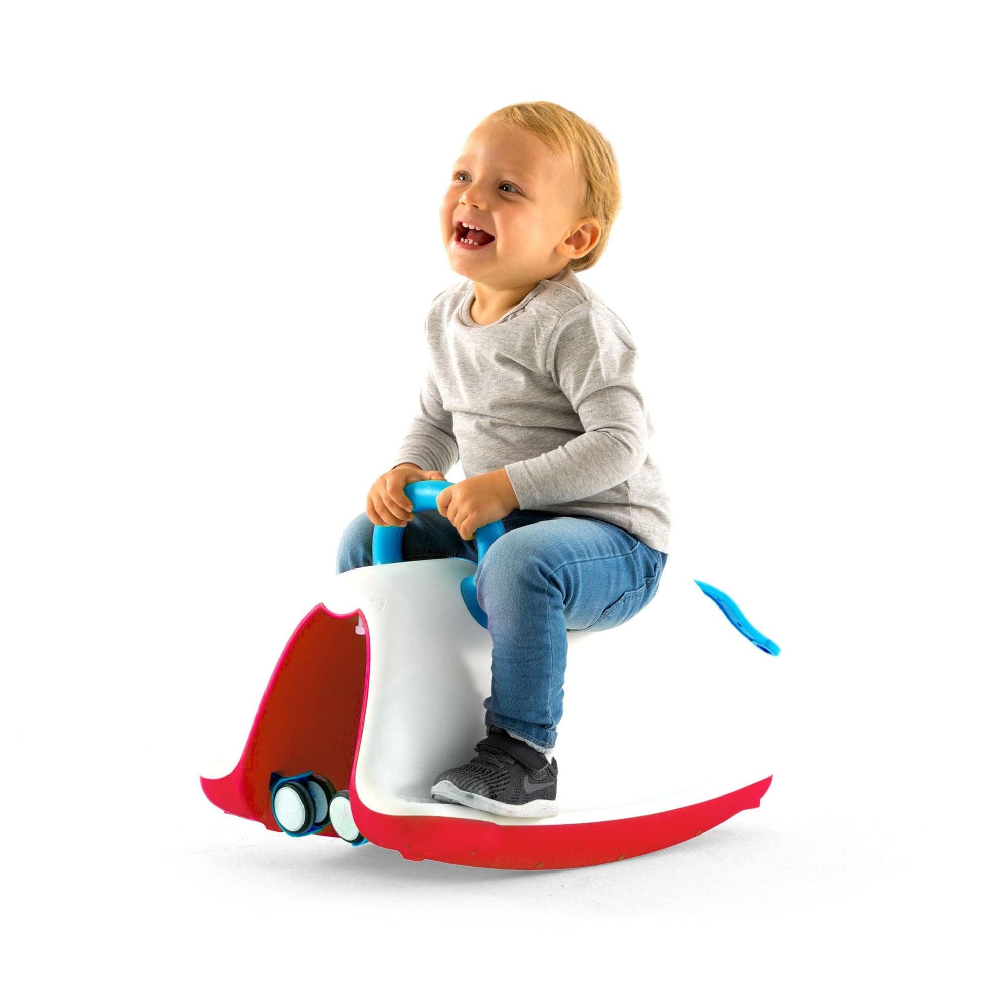 Chillafish Trackie Blue Red Age 1-5 - The Online Toy Shop - Ride On Toy - 3
