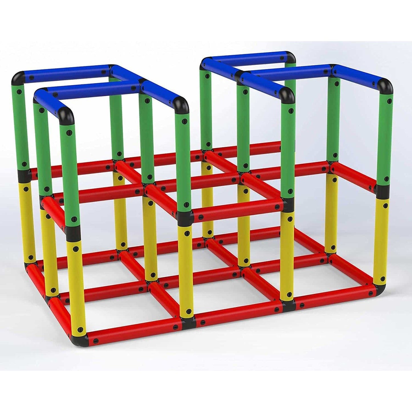 Funphix Climbing Gyms Climbing Frame Kit. 298-Piece Indoor Outdoor Climbing Toys - Modular Kids Climbing Frame for STEM Learning