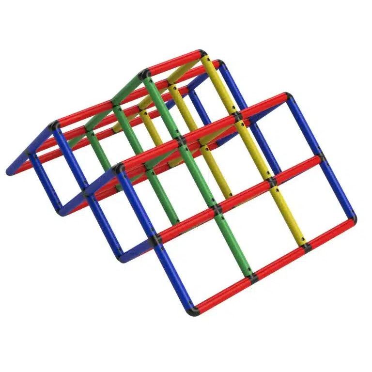 Funphix Climbing Gyms Climbing Frame Kit. 298-Piece Indoor Outdoor Climbing Toys - Modular Kids Climbing Frame for STEM Learning