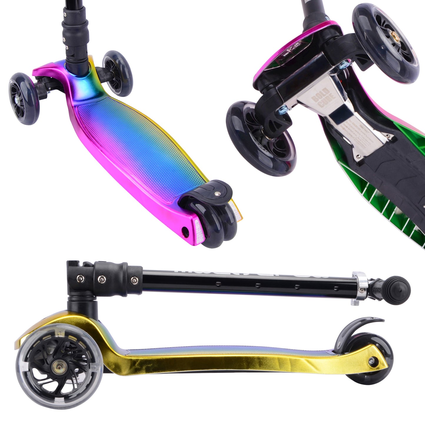 BOLDCUBE Dark Night - Big 3 Wheel Scooter