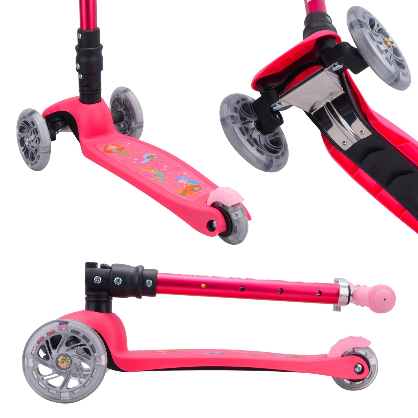 BOLDCUBE Mermaid - Teeny Fold 3 Wheel Scooter