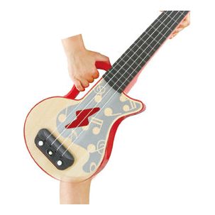 Hape Learn with Lights Ukulele - Red Age 3+