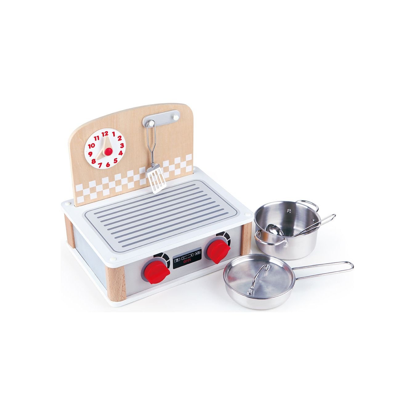 Hape 2-in-1 Kitchen & Grill Set