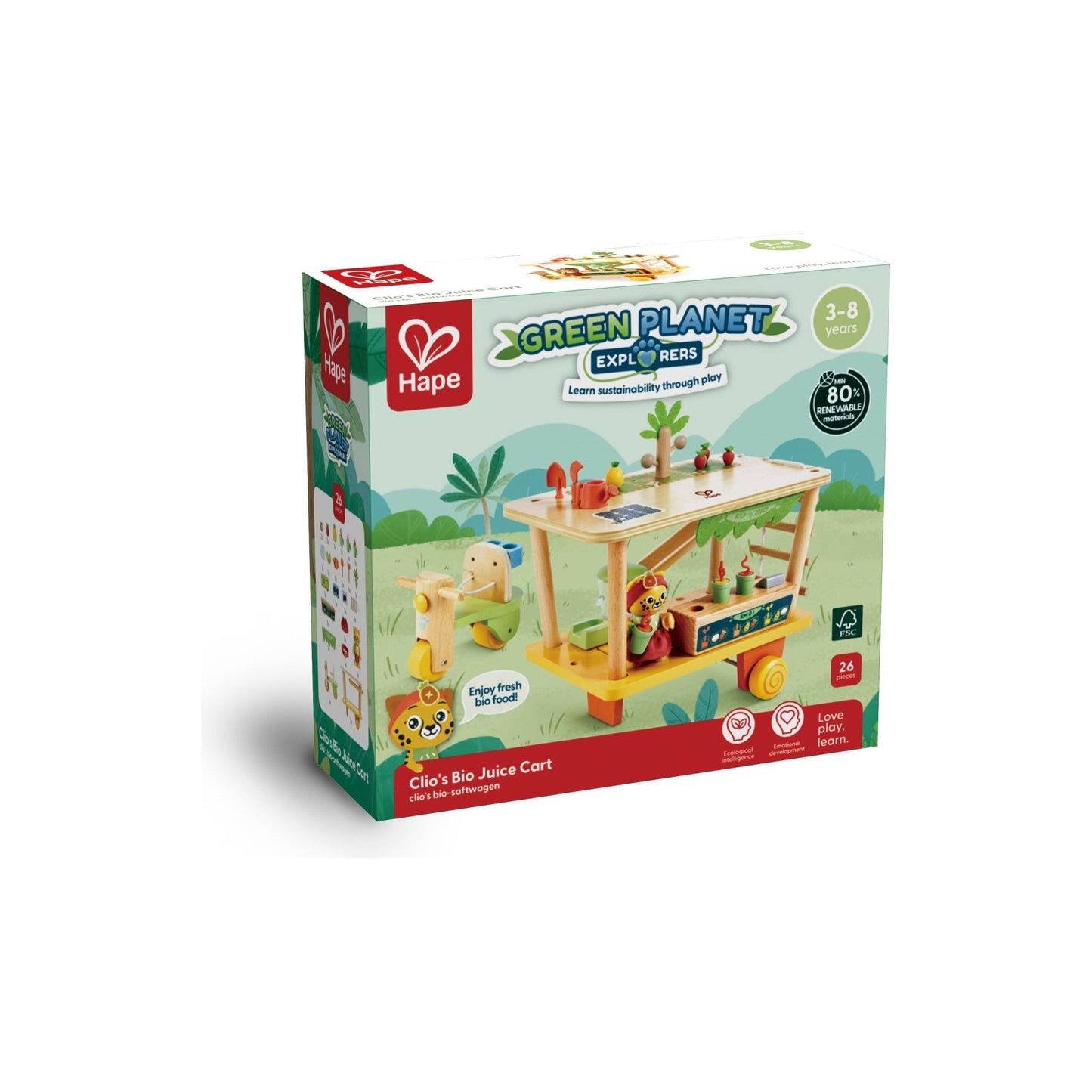 Hape Clio's Bio Juice Shop Playset