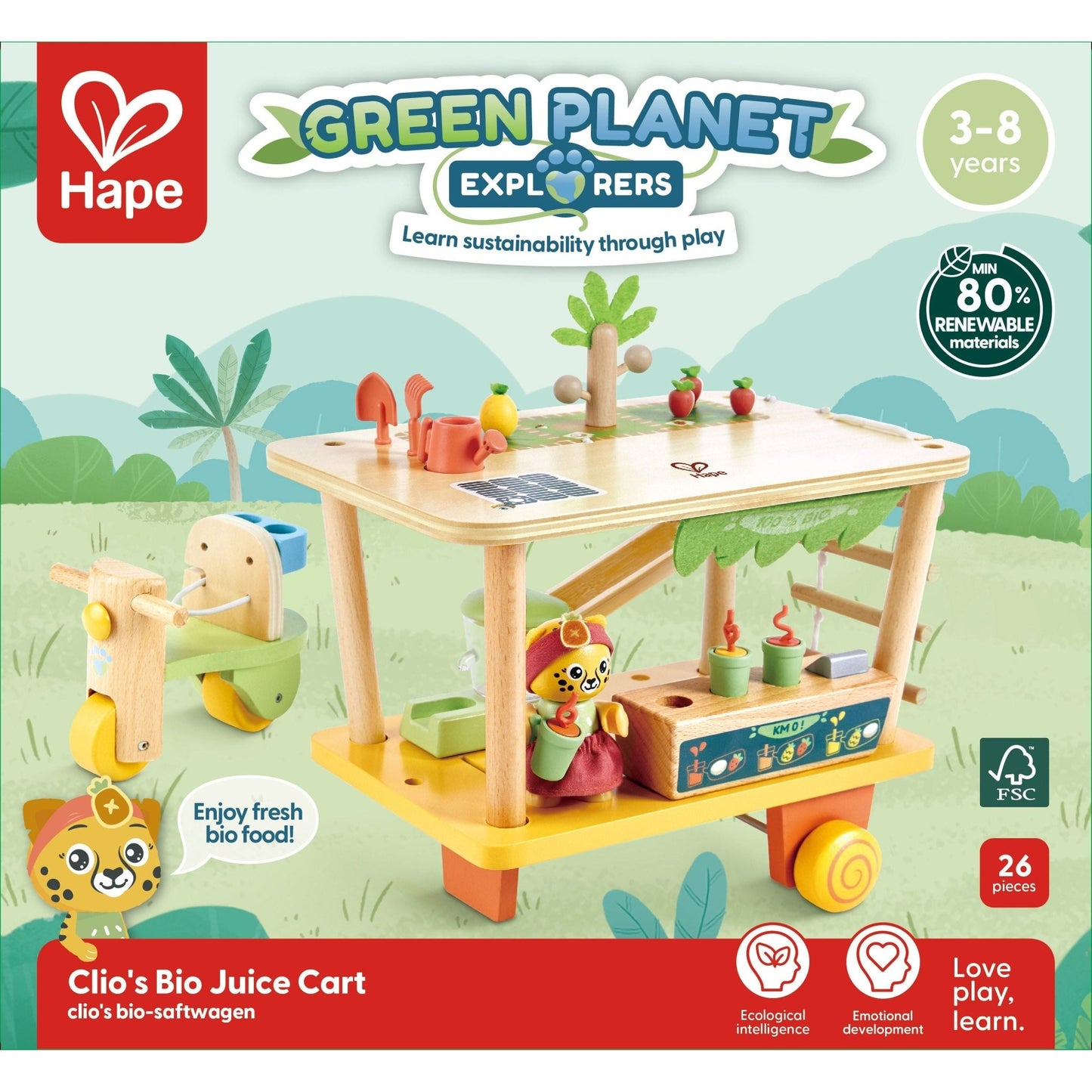 Hape Clio's Bio Juice Shop Playset