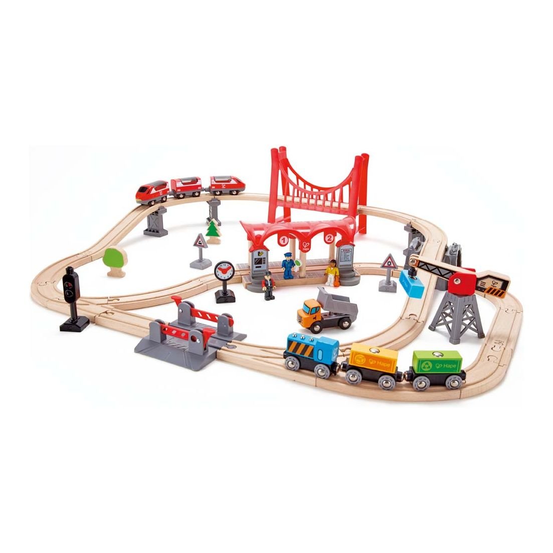 Hape Busy City Rail Set