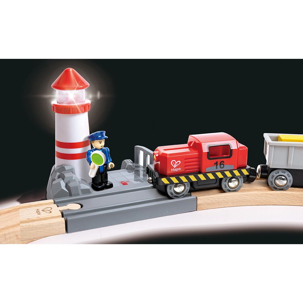 Hape Sea & Rail Cargo Transportation Set