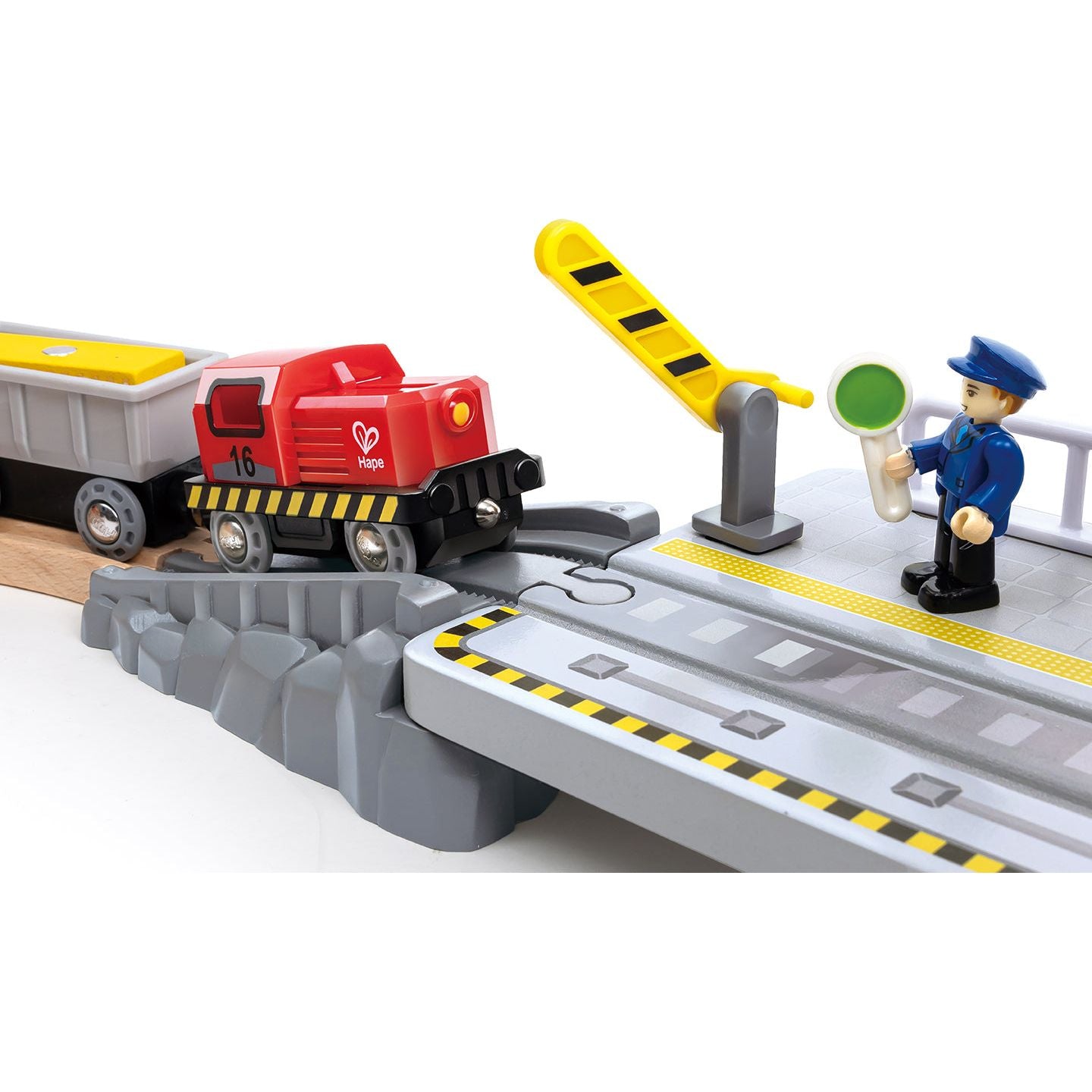 Hape Sea & Rail Cargo Transportation Set