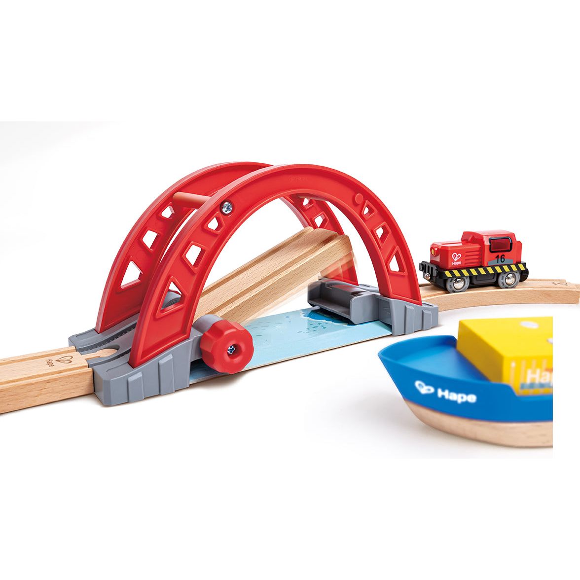 Hape Sea & Rail Cargo Transportation Set