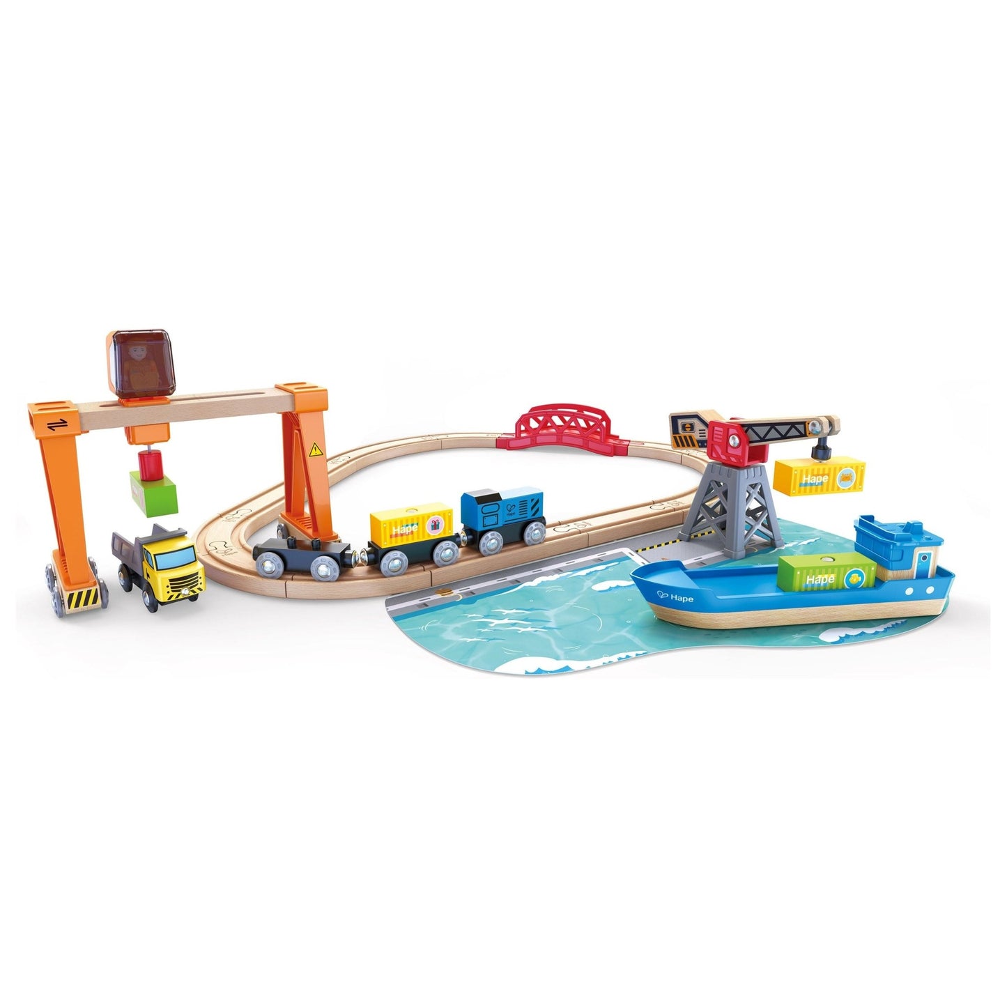 Hape Lift & Load Harbour Set