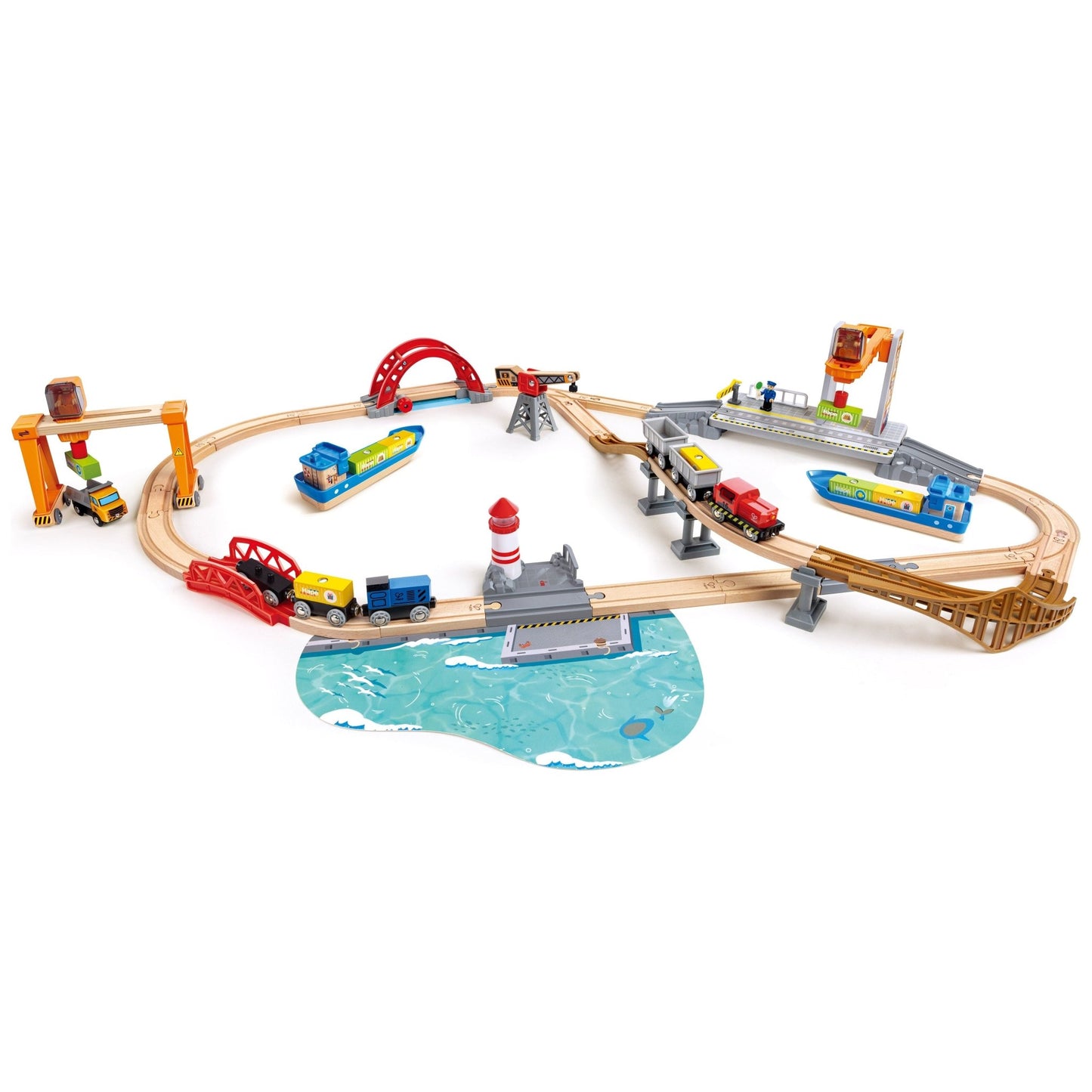 Hape Lift & Load Harbour Set