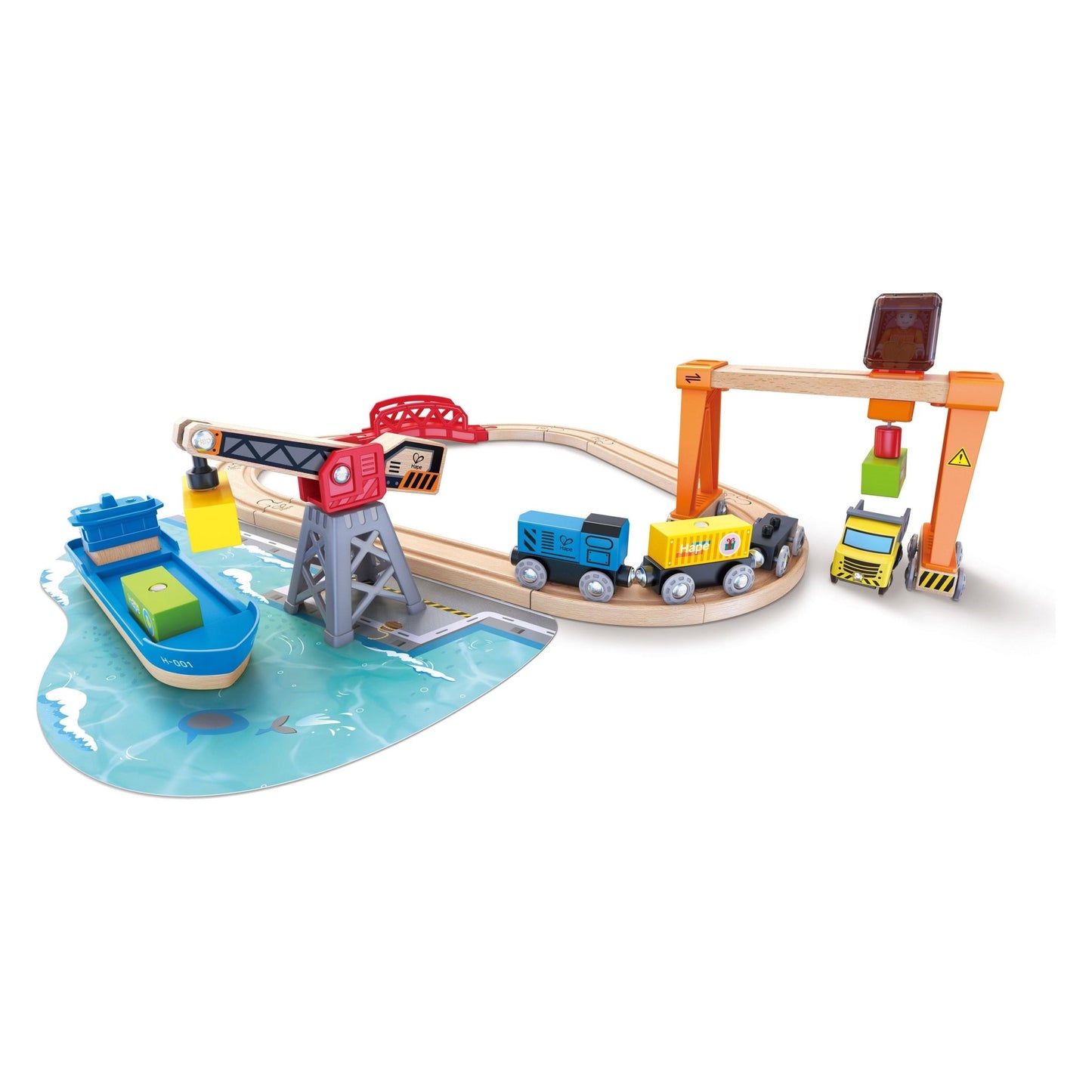 Hape Lift & Load Harbour Set