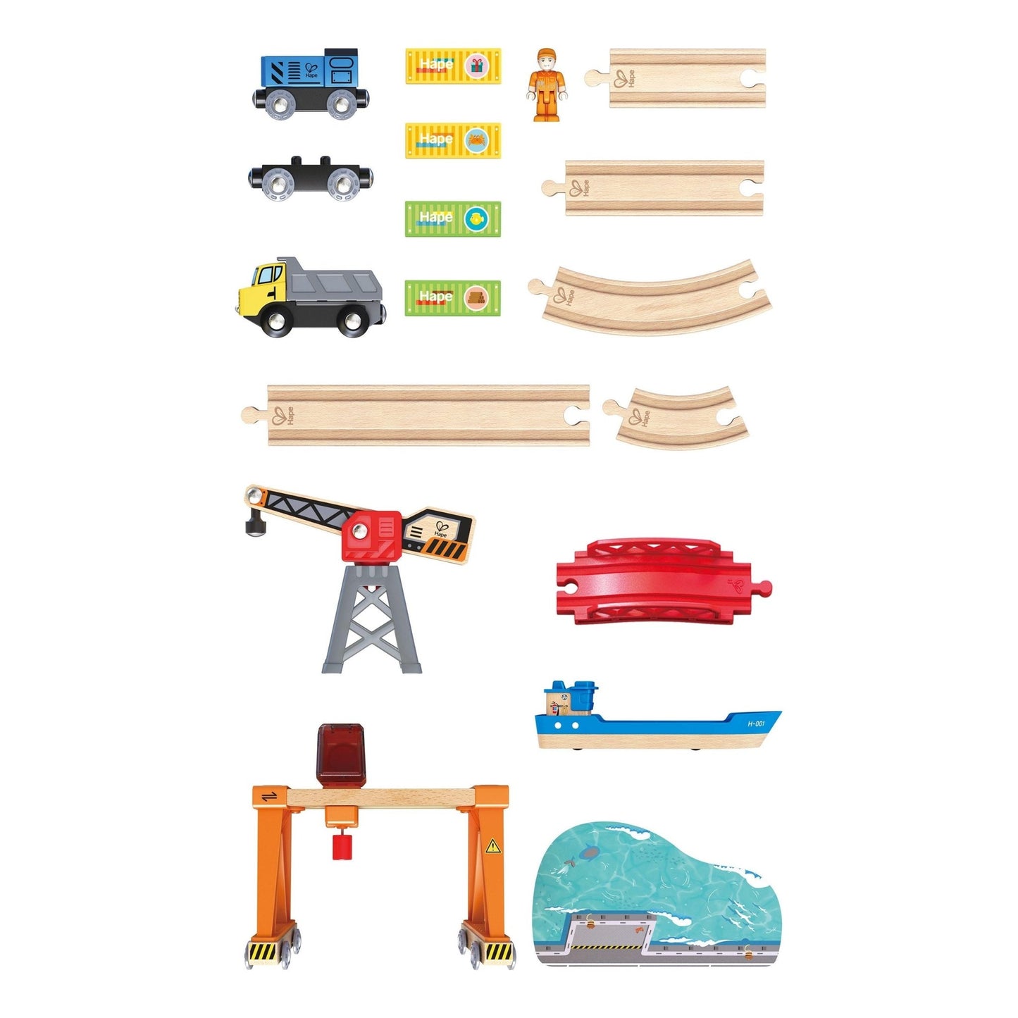 Hape Lift & Load Harbour Set