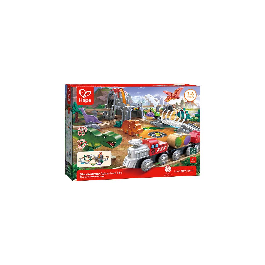 Hape Dino Railway Adventure Set