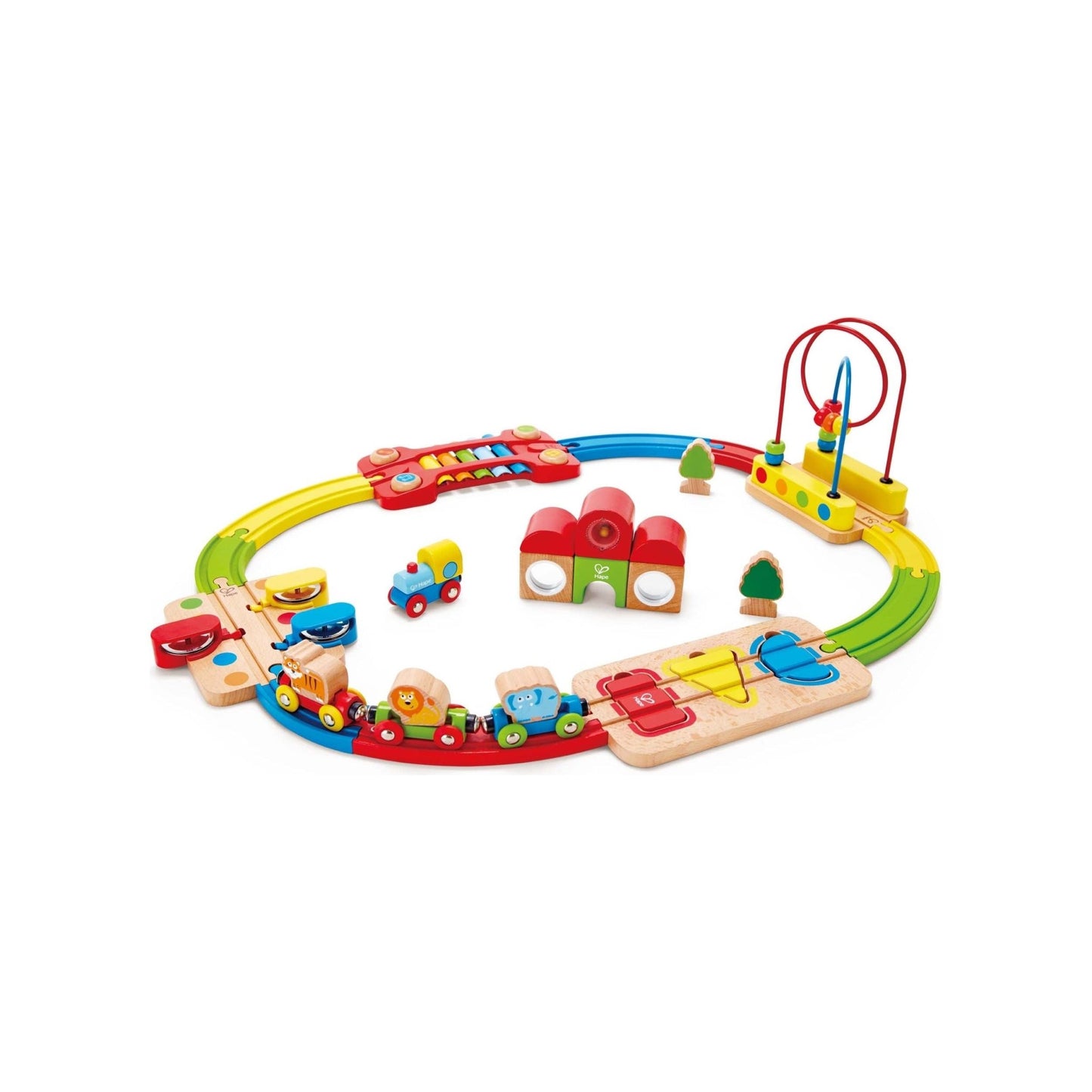 Hape Rainbow Puzzle Railway