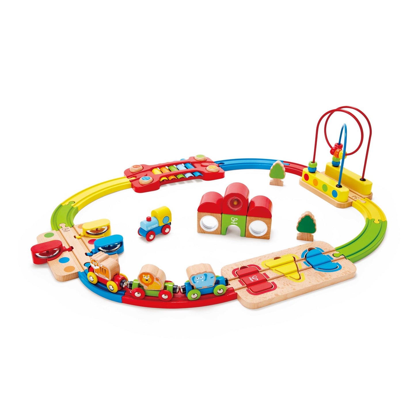 Hape Rainbow Puzzle Railway