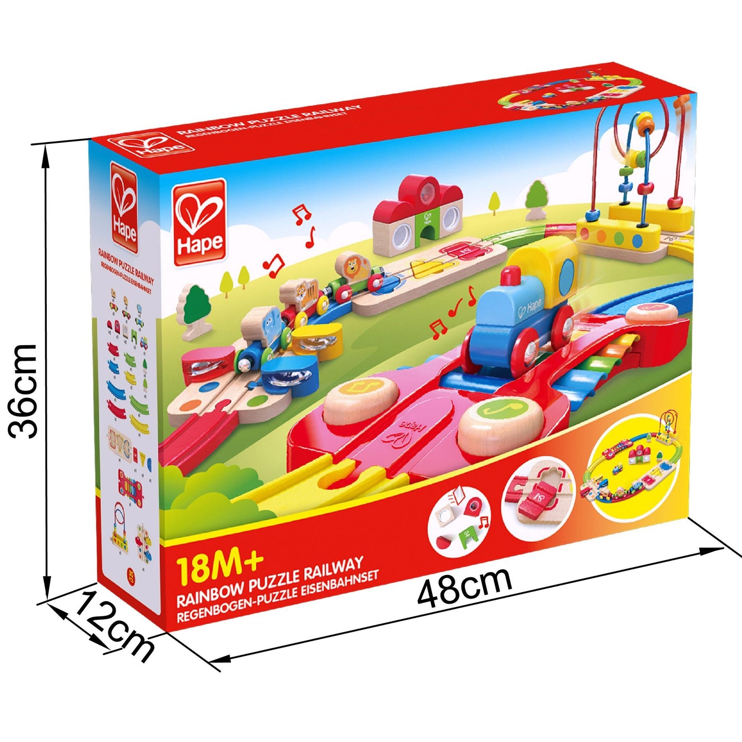 Hape Rainbow Puzzle Railway