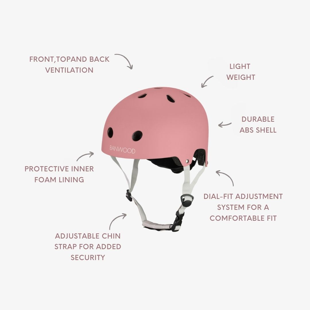 BANWOOD ECO HELMET - RASPBERRY