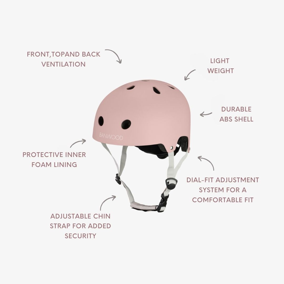BANWOOD ECO HELMET - DUSTY ROSE