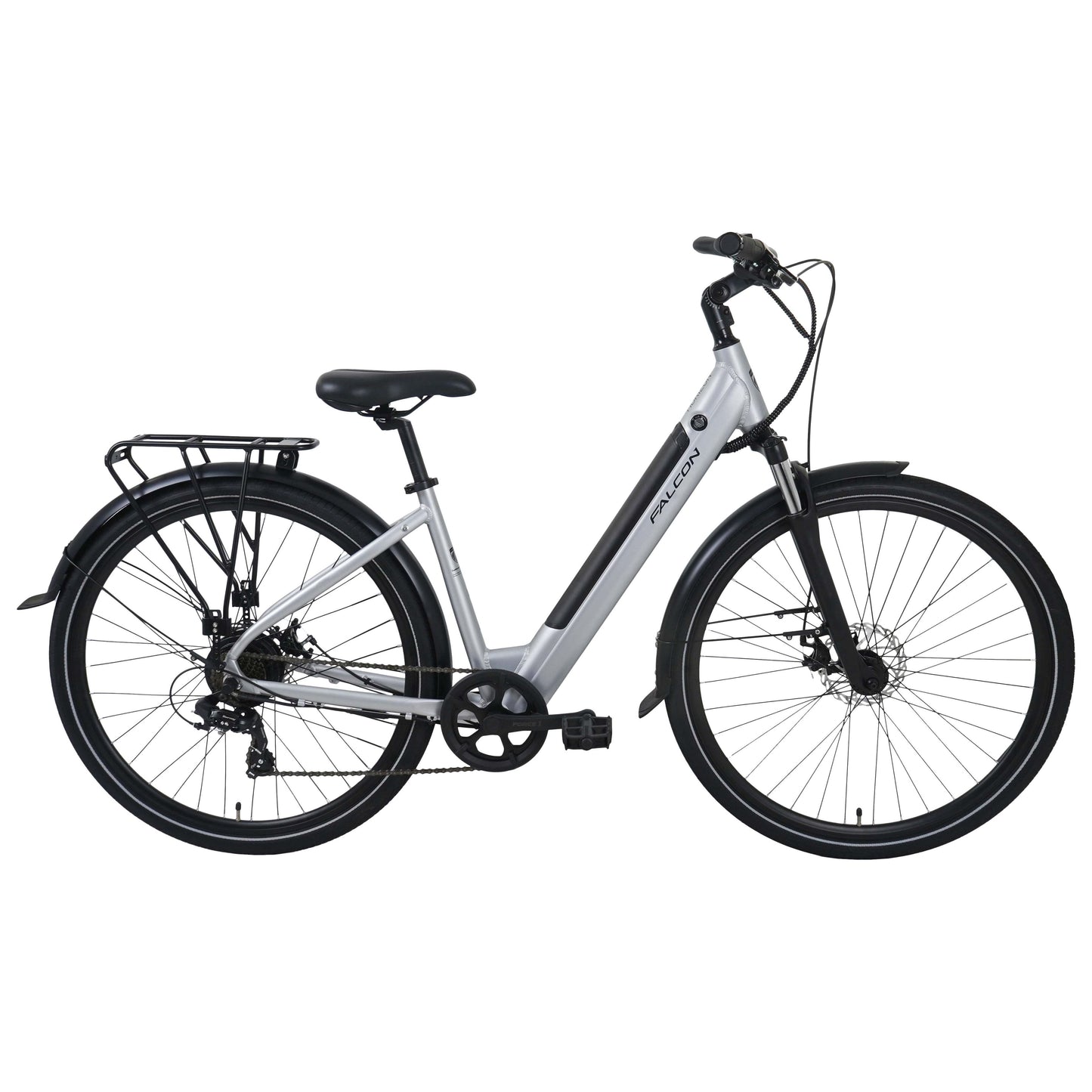 Falcon Horizon Low Step Bike - Silver