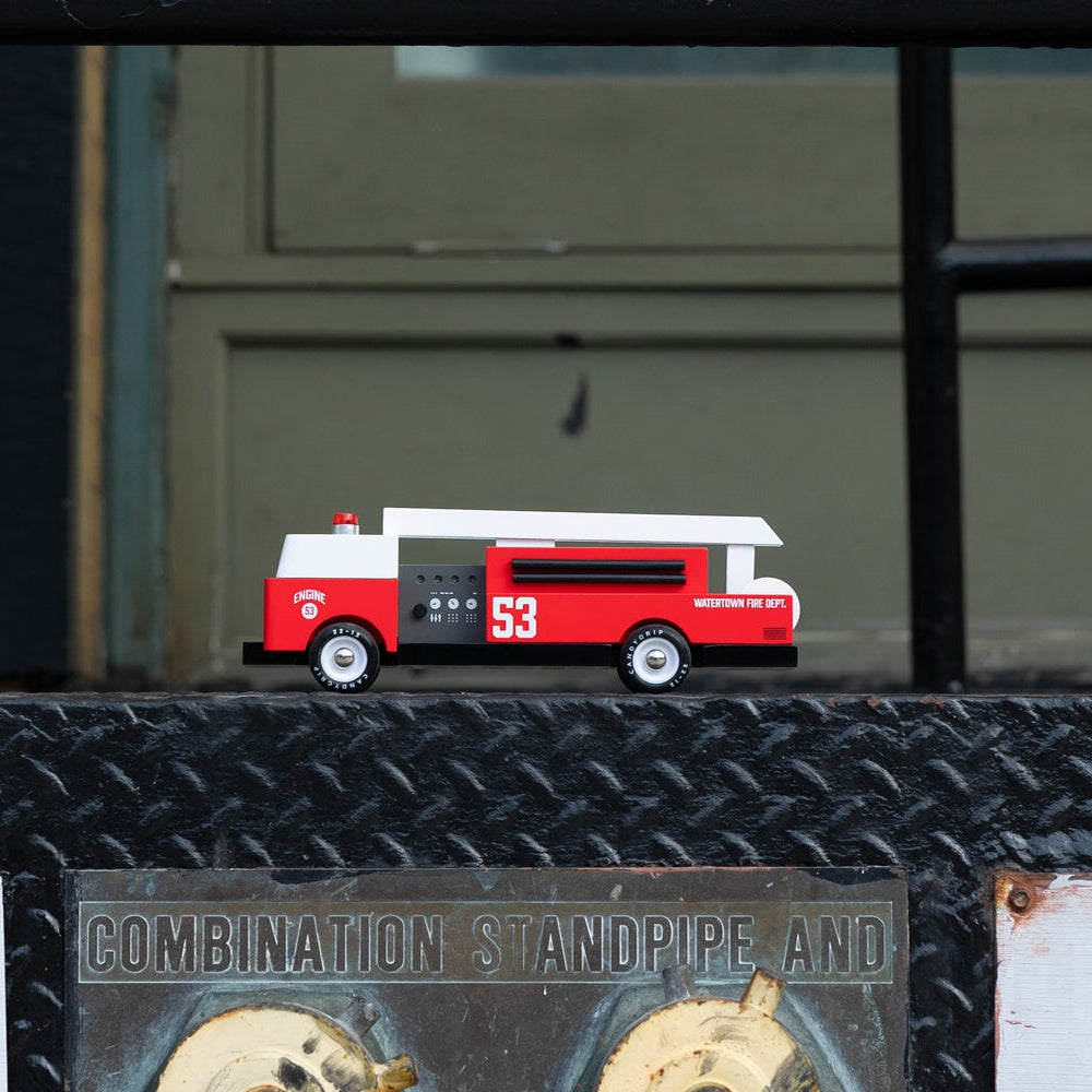 Capstone Red Fire Engine Candylab Big Red Fire Engine