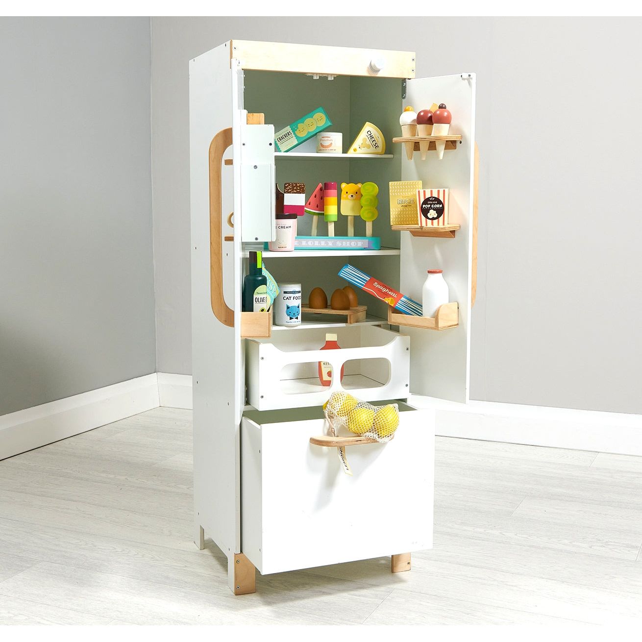 Fridge Bundle  (Refrigerator, Ice Lolly Shop, Supermarket Grocery Set)