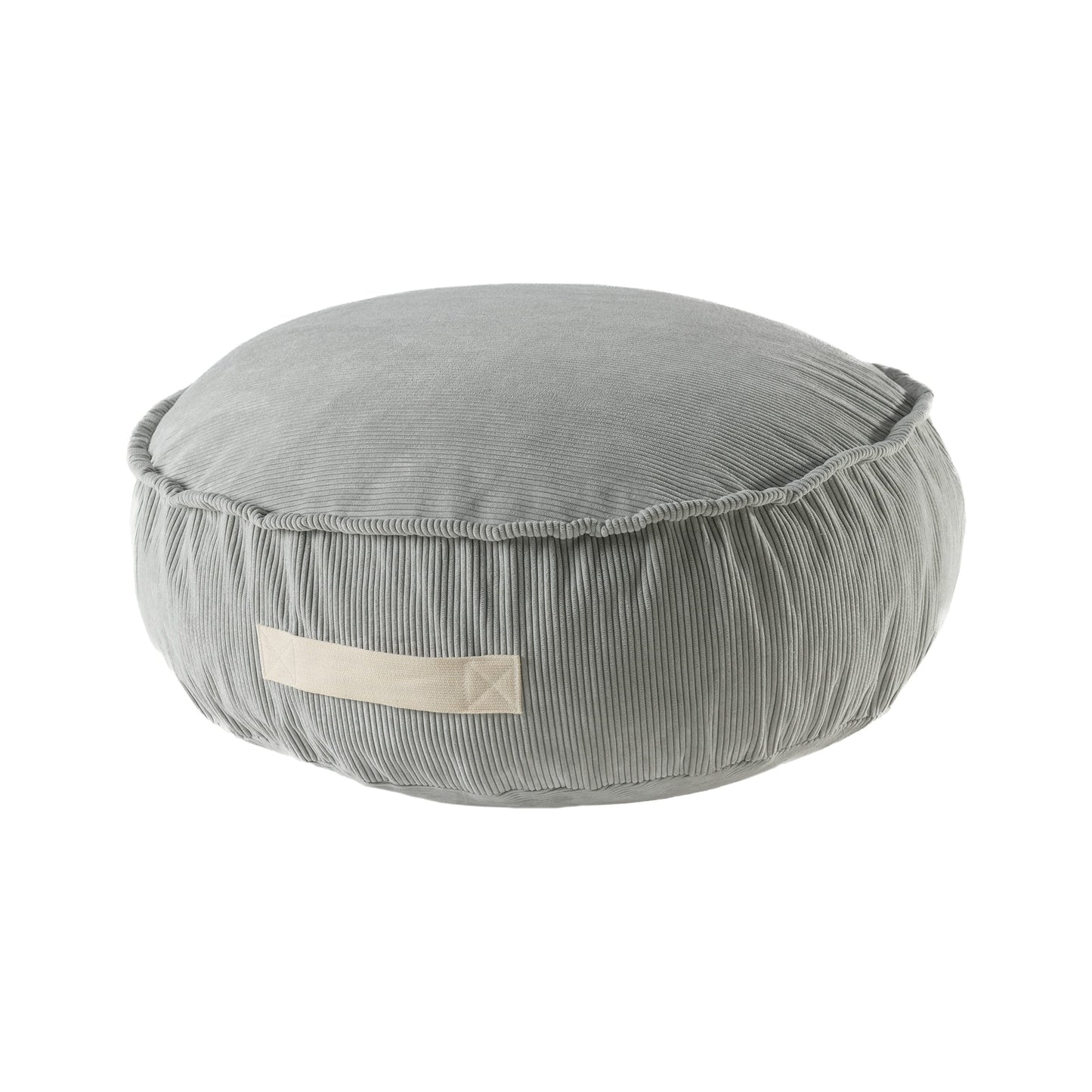 MeowBaby Corduroy Round Pouffe For Children