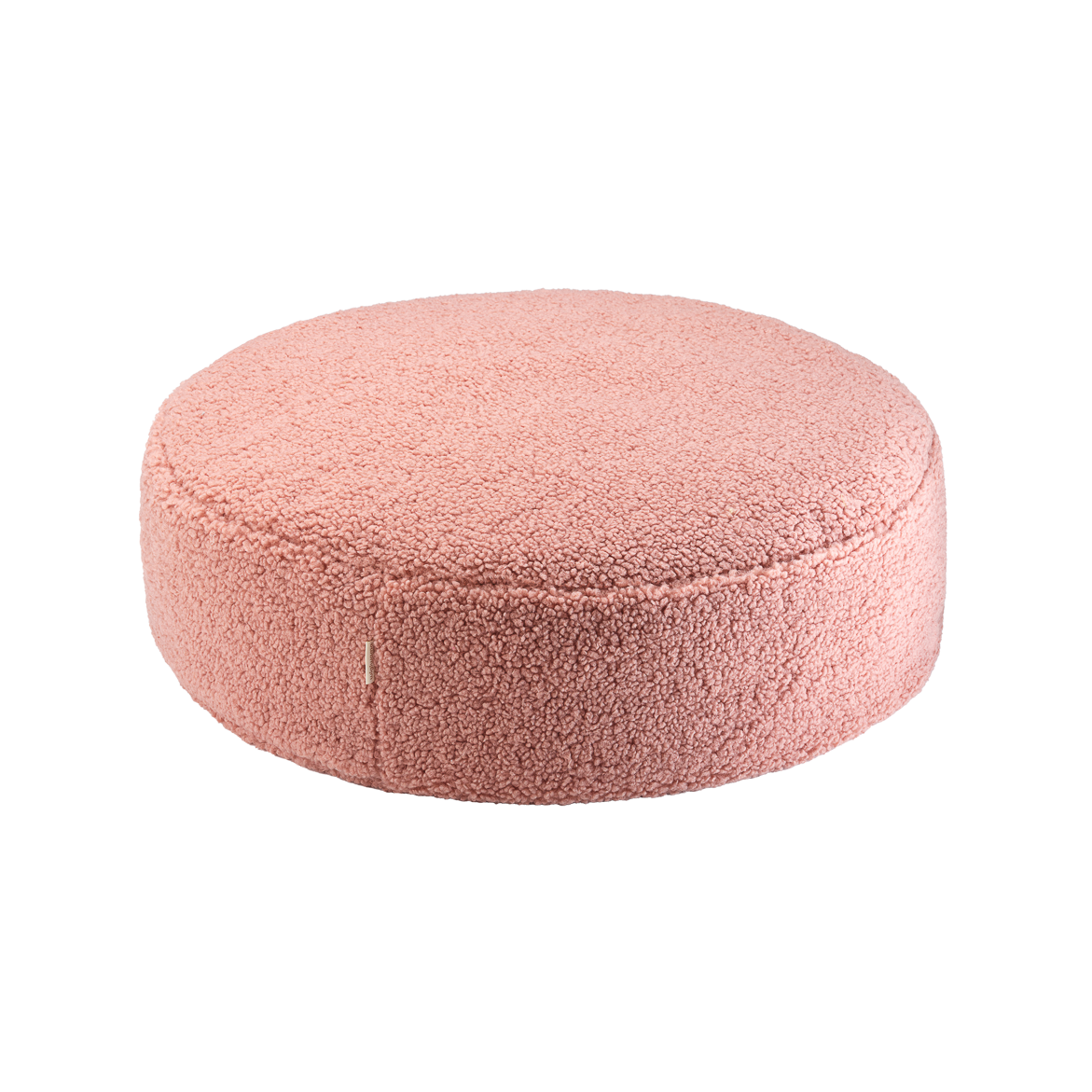 Wigiwama Round Ottoman - Teddy Boucle