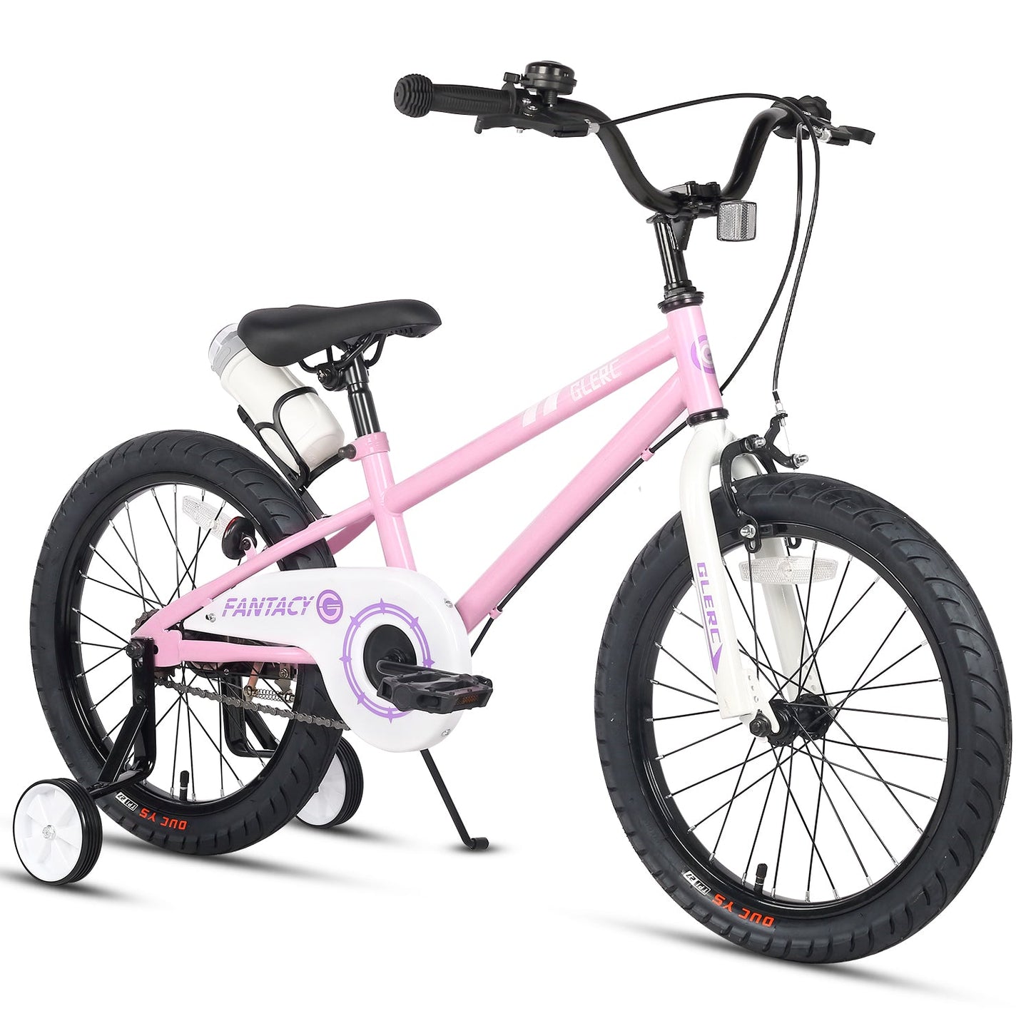 Glerc 18 Inch Kids Bike with Water Bottle - Fantacy