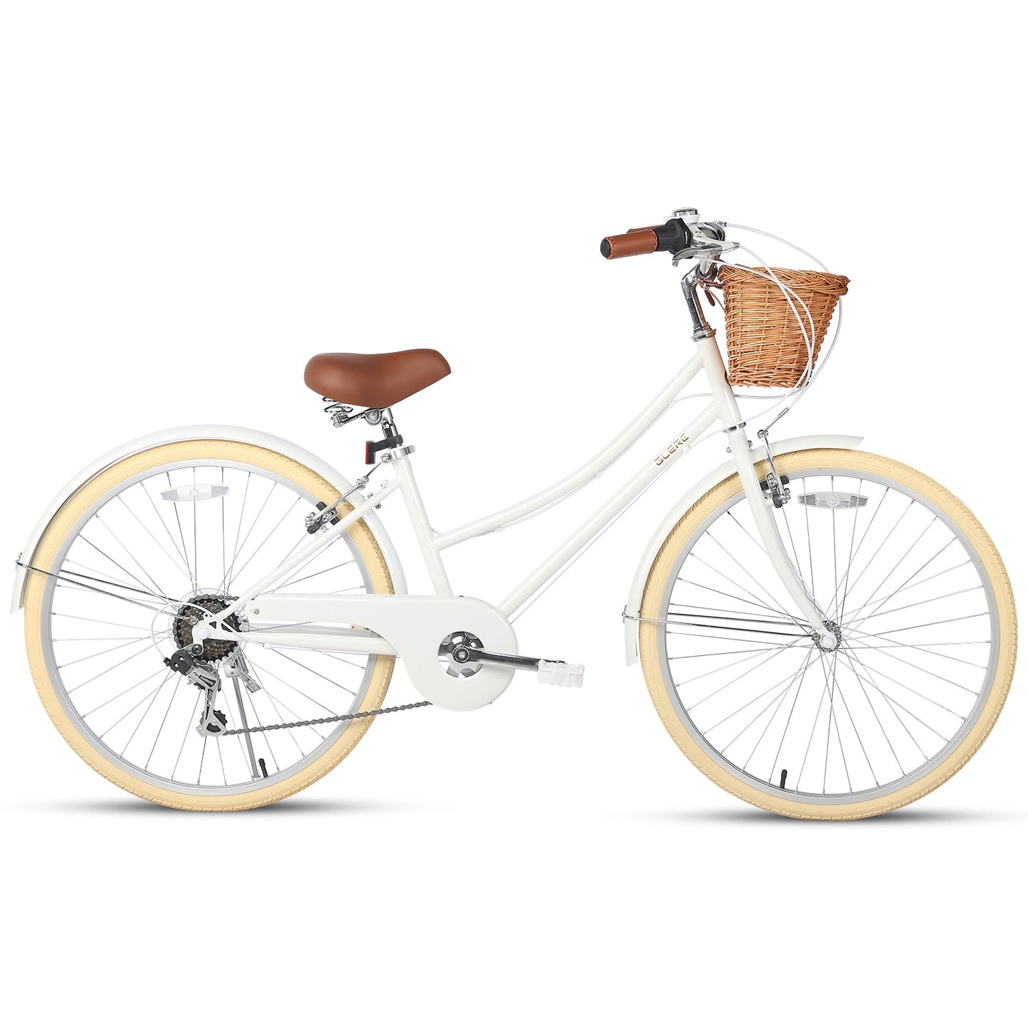 Glerc 26 Inch Beach Cruiser Hybrid Kids Bike - Missy