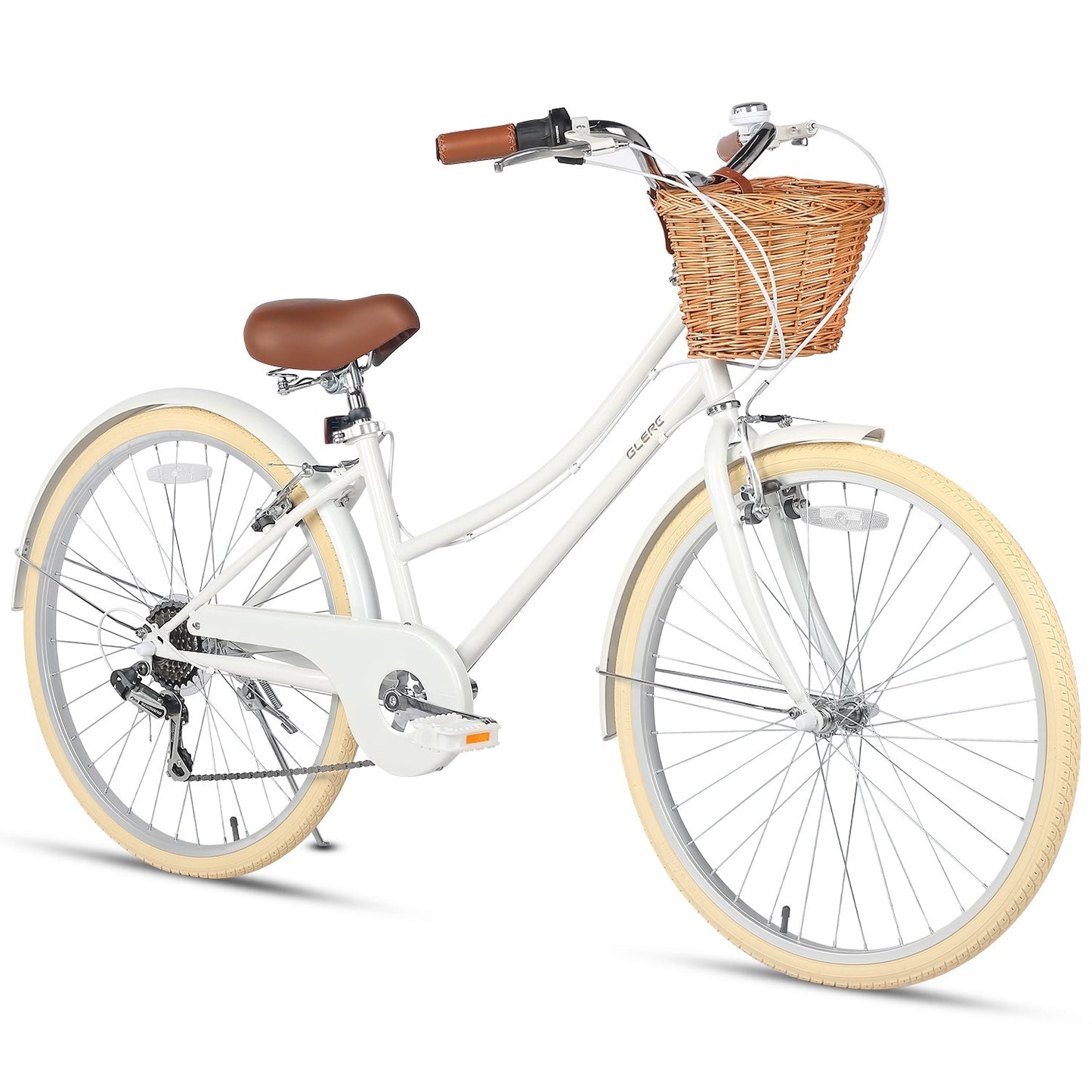 Glerc 26 Inch Beach Cruiser Hybrid Kids Bike - Missy
