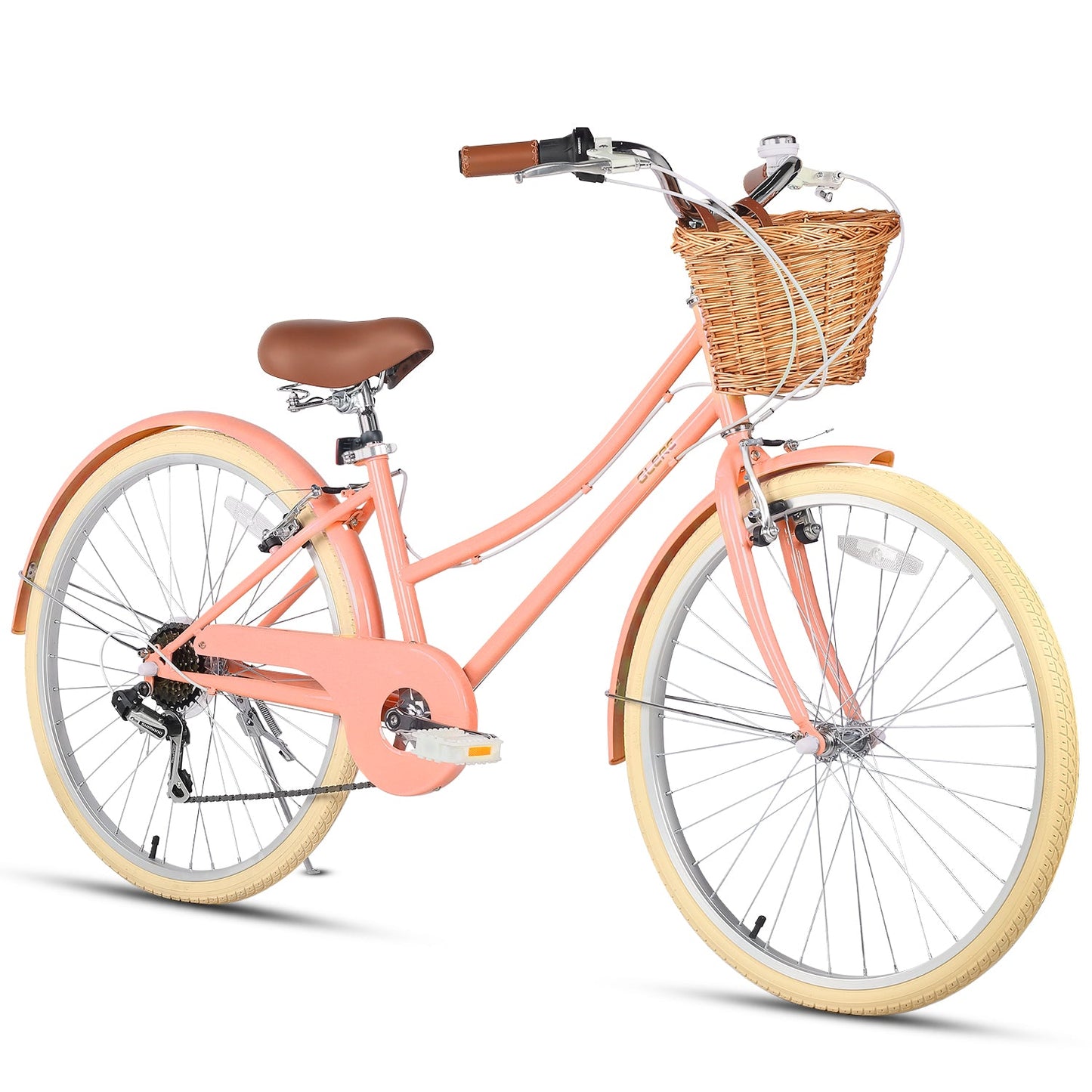Glerc 24 Inch Beach Cruiser Hybrid Kids Bike - Missy