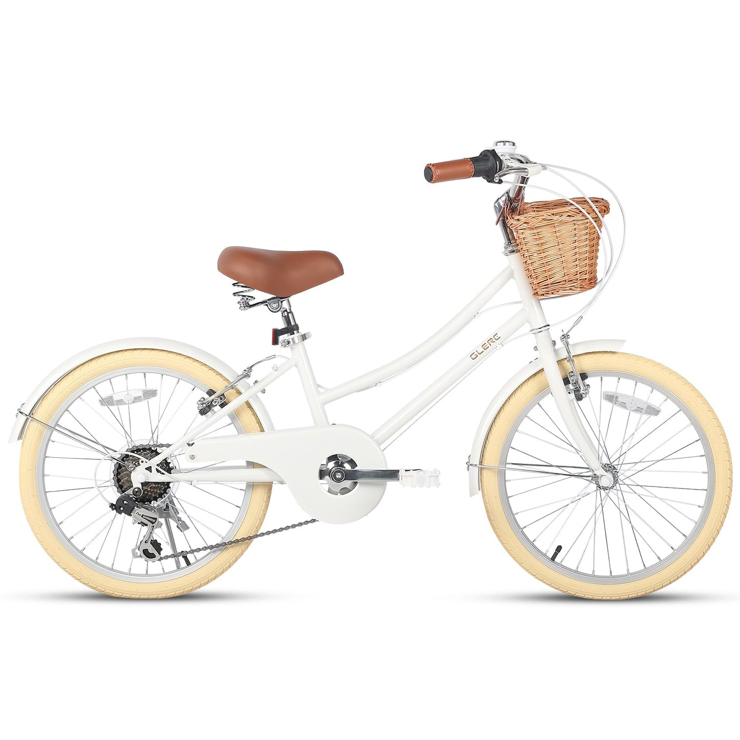 Glerc 20 Inch Beach Cruiser Hybrid Kids Bike - Missy