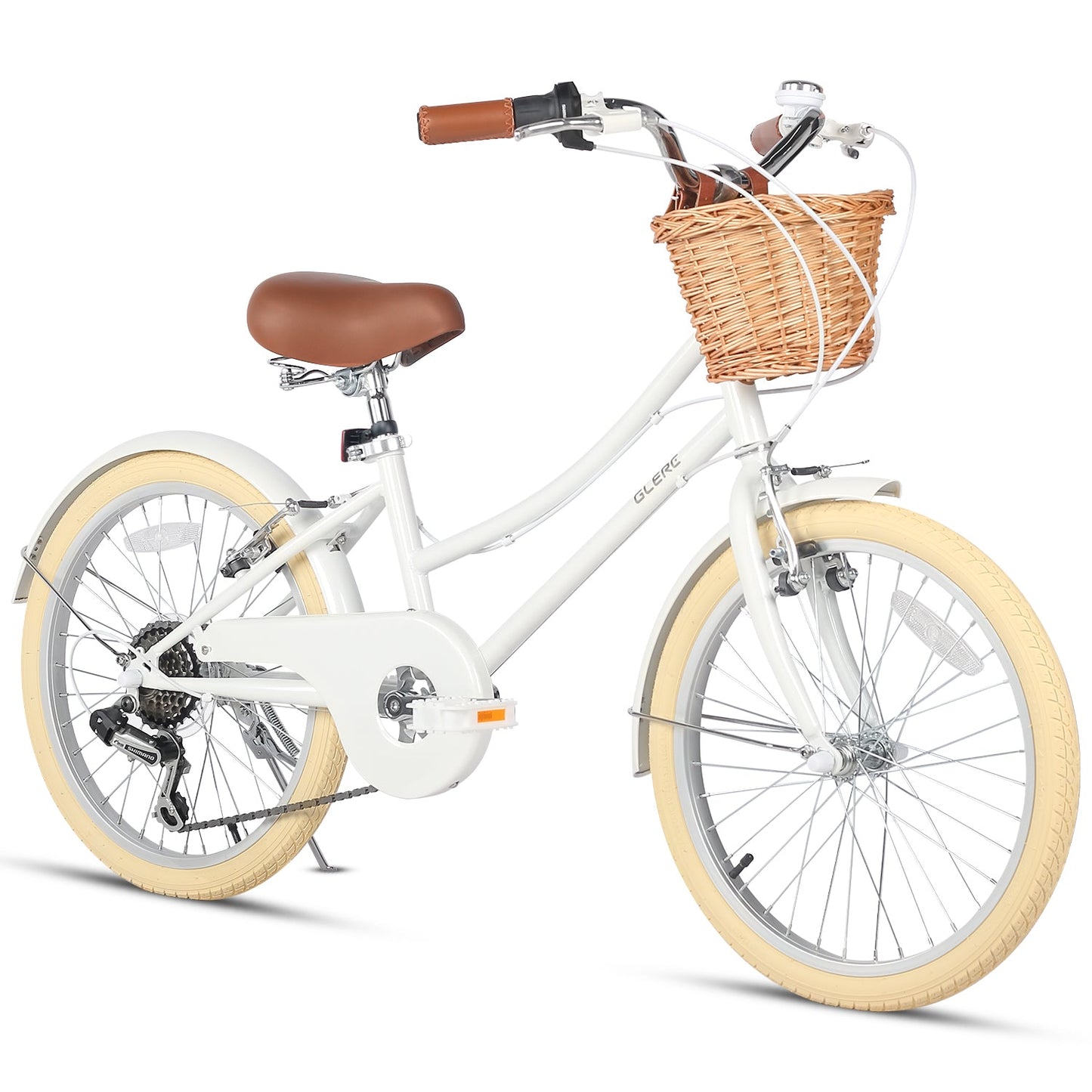 Glerc 20 Inch Beach Cruiser Hybrid Kids Bike - Missy
